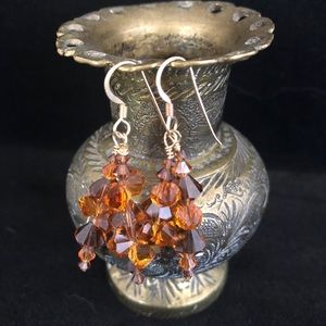 💥 3/$15 💥 Austrian Crystal Earrings Amber
